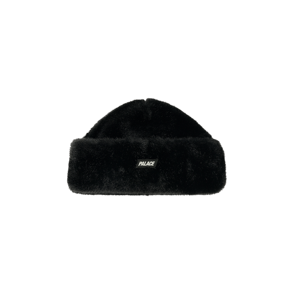 Palace Skateboards Teddy Beanie Black Size L/XL FW23 Faux
