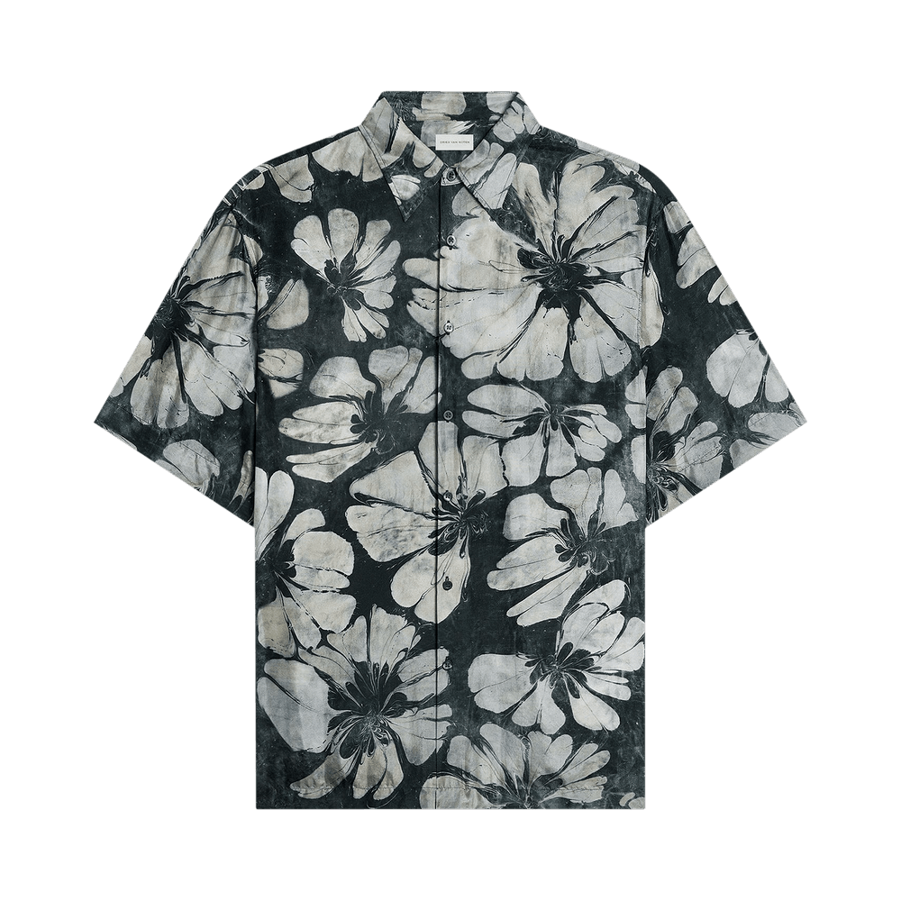 トップス Dries Van Noten Buy Dries Van Noten Loose Fit Cass Shirt 'Green' - 251 020700 1202