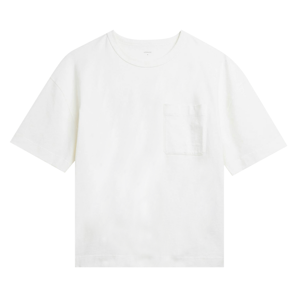 Buy Lemaire Boxy Short-Sleeve T-Shirt 'Chalk' - TO1382 LJ1010