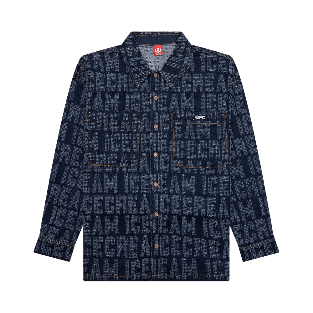 Buy Icecream Oversized Echo Long-Sleeve Shirt 'Blue Moon' - 441
