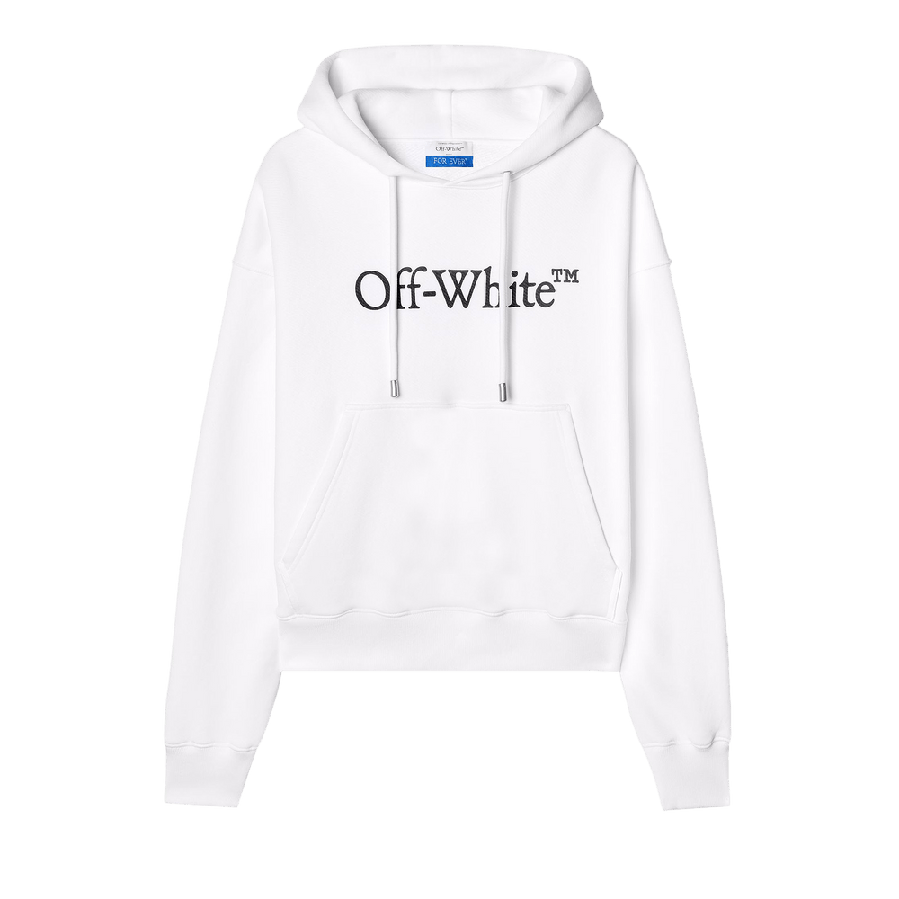 Off-White Big Bookish Skate フーディ OMBB085C99FLE012-0110 Off-White Blue Big Bookish Skate Hoodie - Hoodies - BeyondStyle