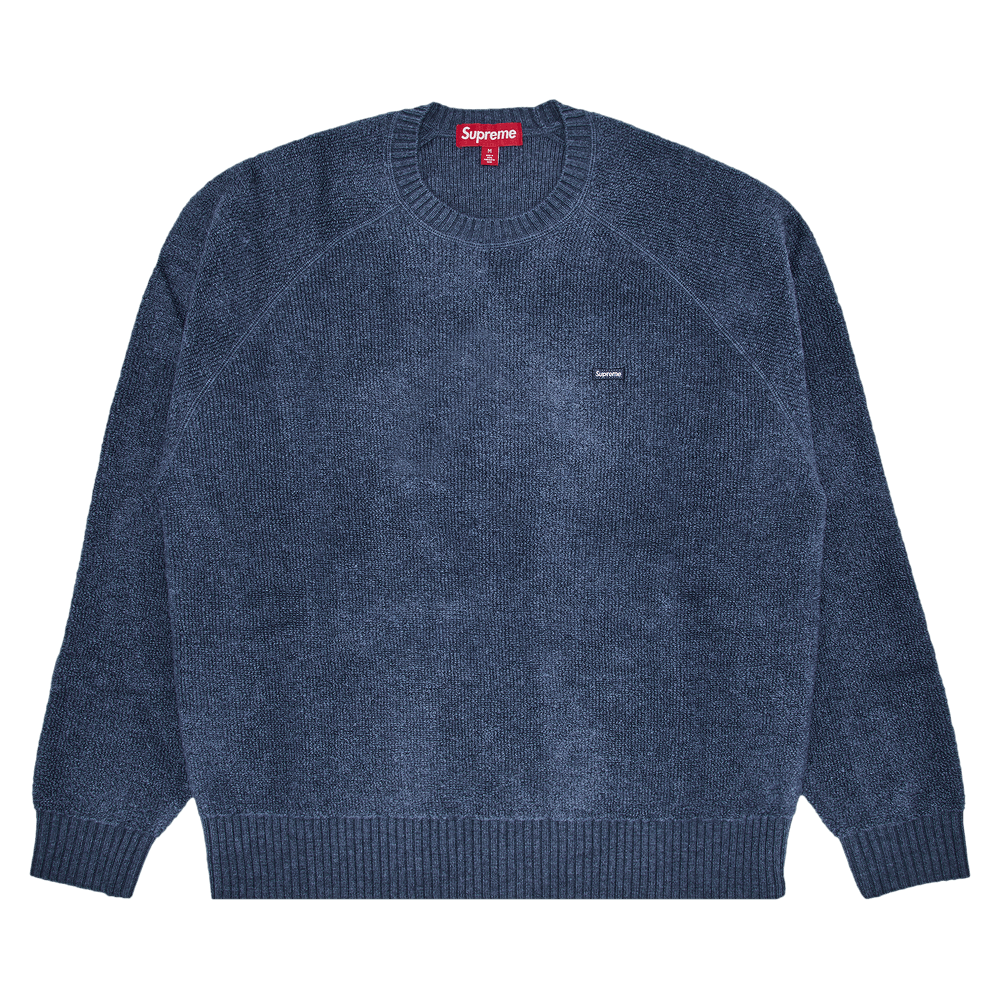 Buy Supreme Terry Small Box Sweater 'Blue' - FW24SK7 BLUE | GOAT