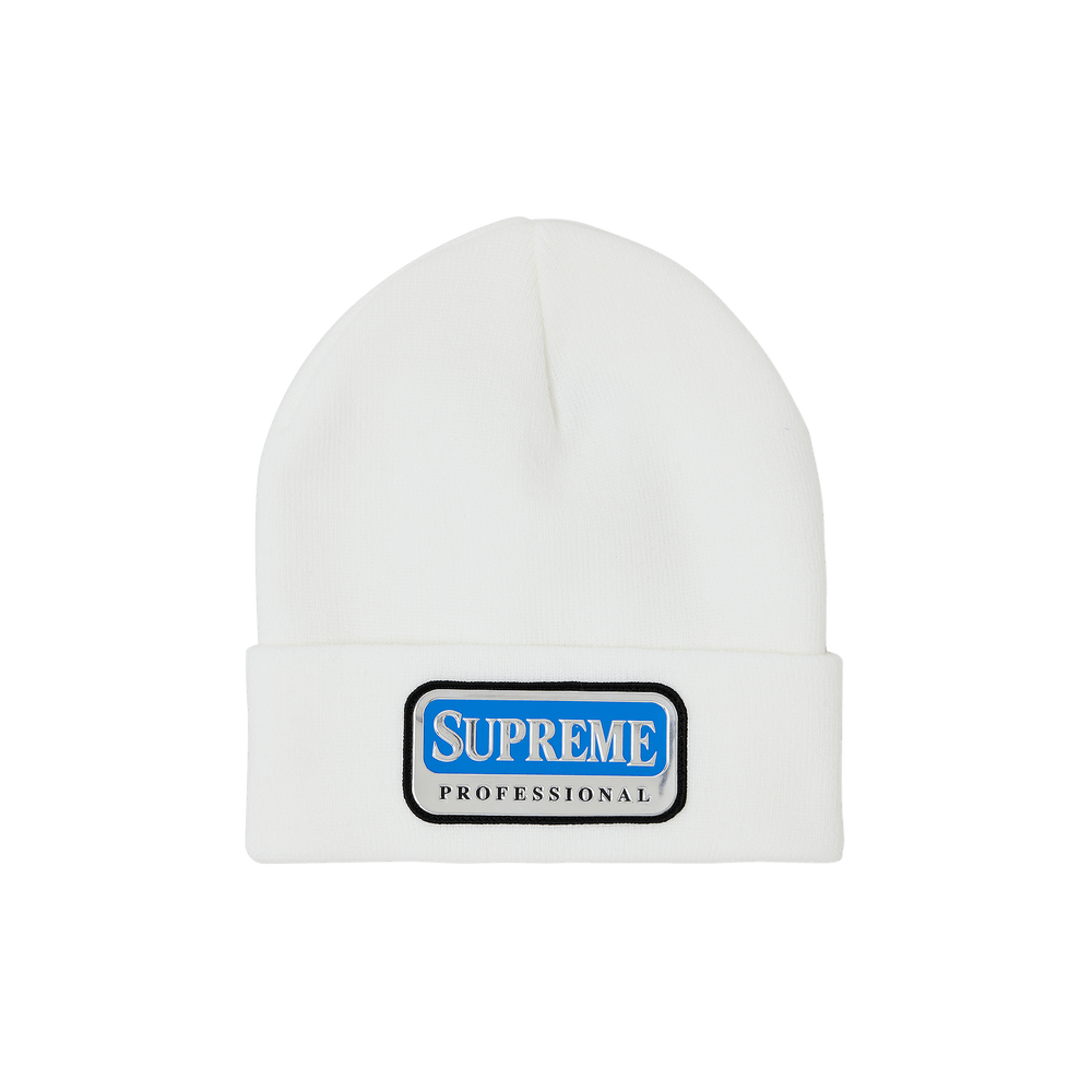 Buy Supreme Professional Beanie 'White' - FW24BN79 WHITE | GOAT