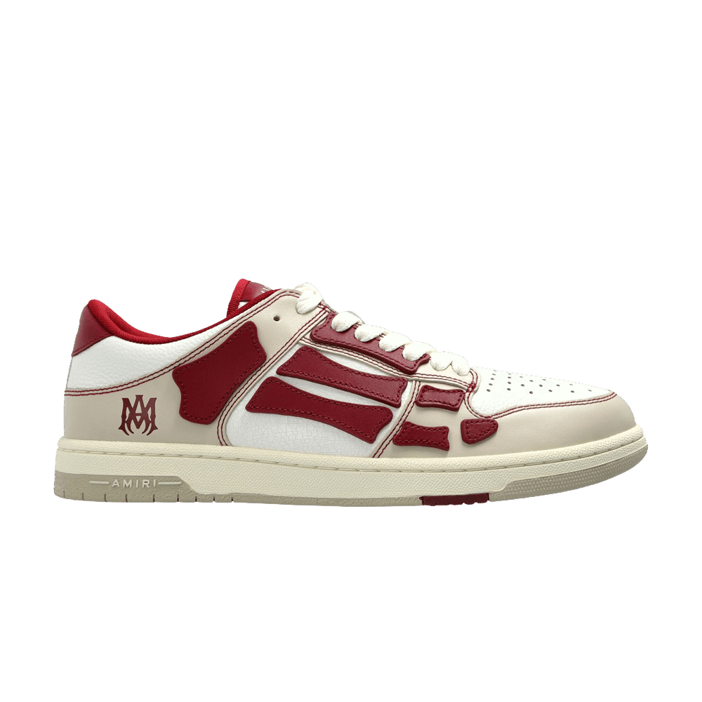 Buy Amiri Skel Top Low 'Varsity - Cream Deep Red