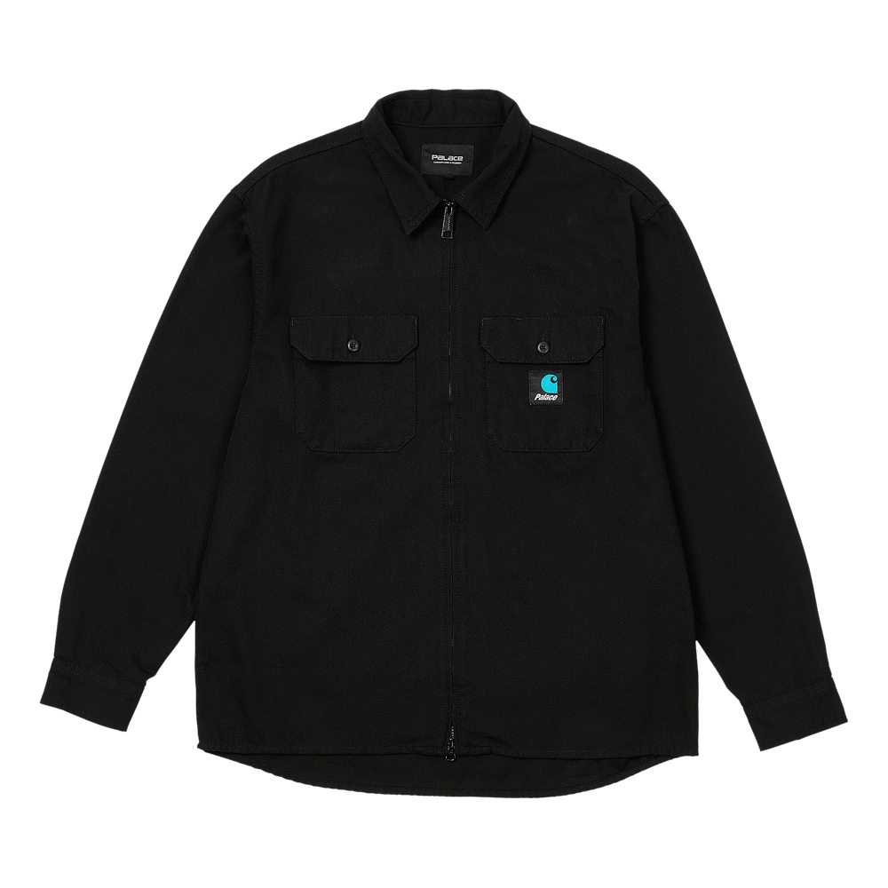 Buy Palace x Carhartt WIP Milford Shirt 'Black' - I035662 BLAC | GOAT