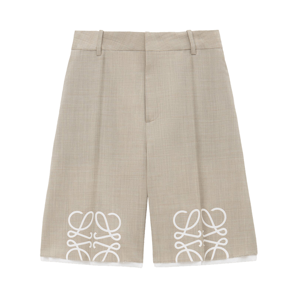 Buy Loewe Anagram Shorts 'Light Beige Melange' - S359Y04XEB