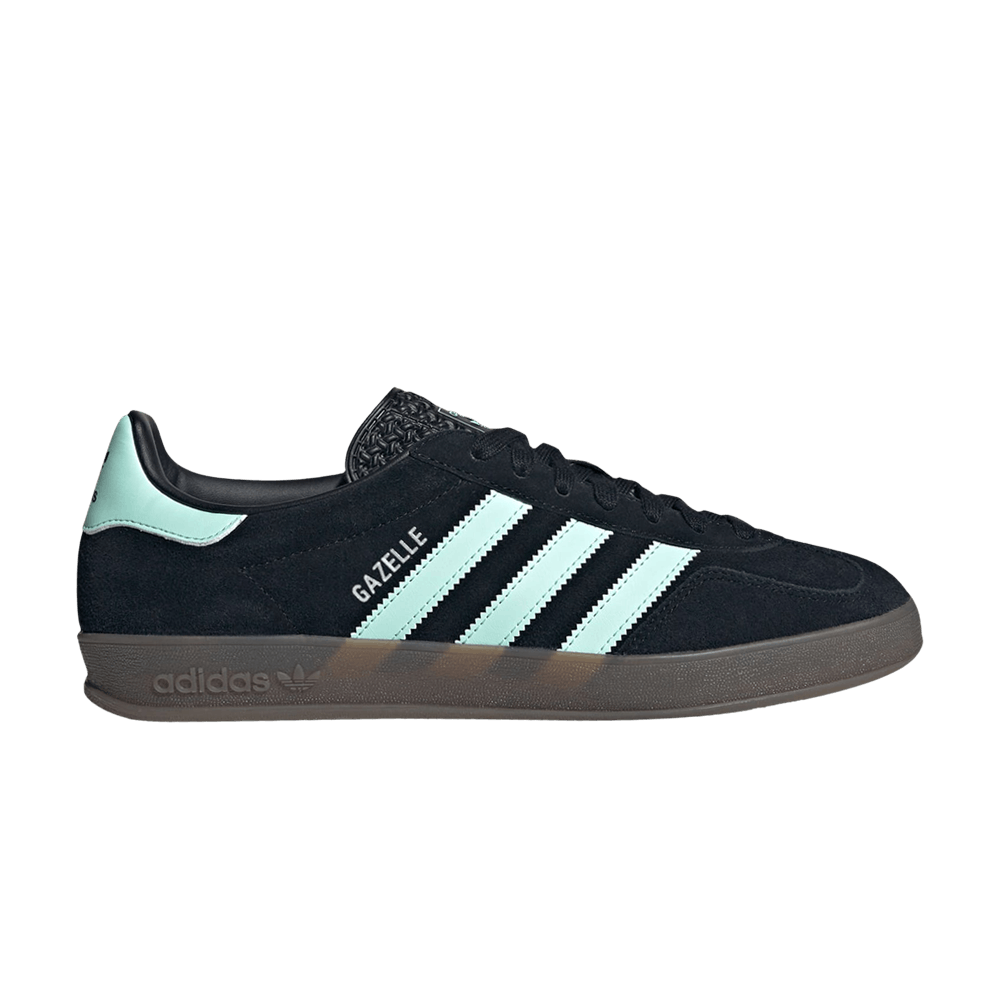 靴 adidas gazelle indoor clean mint pack Size 6 - adidas Gazelle Indoor Clear Mint Black Gum for sale