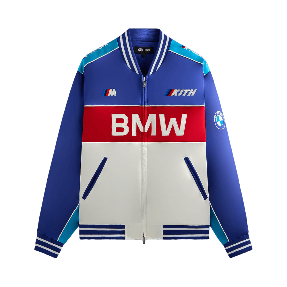 【J】KITH × BMW コラボジャケット Kith x BMW Wool Coaches Jacket Black メンズ - FW24 - JP