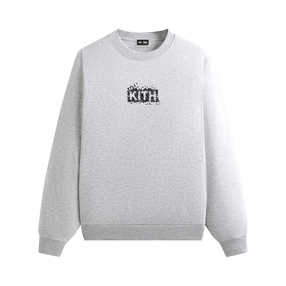 特別値引き　新品Kith Batman Bats Nelson Crewneck Buy Kith x Batman Bats Vintage Nelson Crewneck 'Light Heather Grey