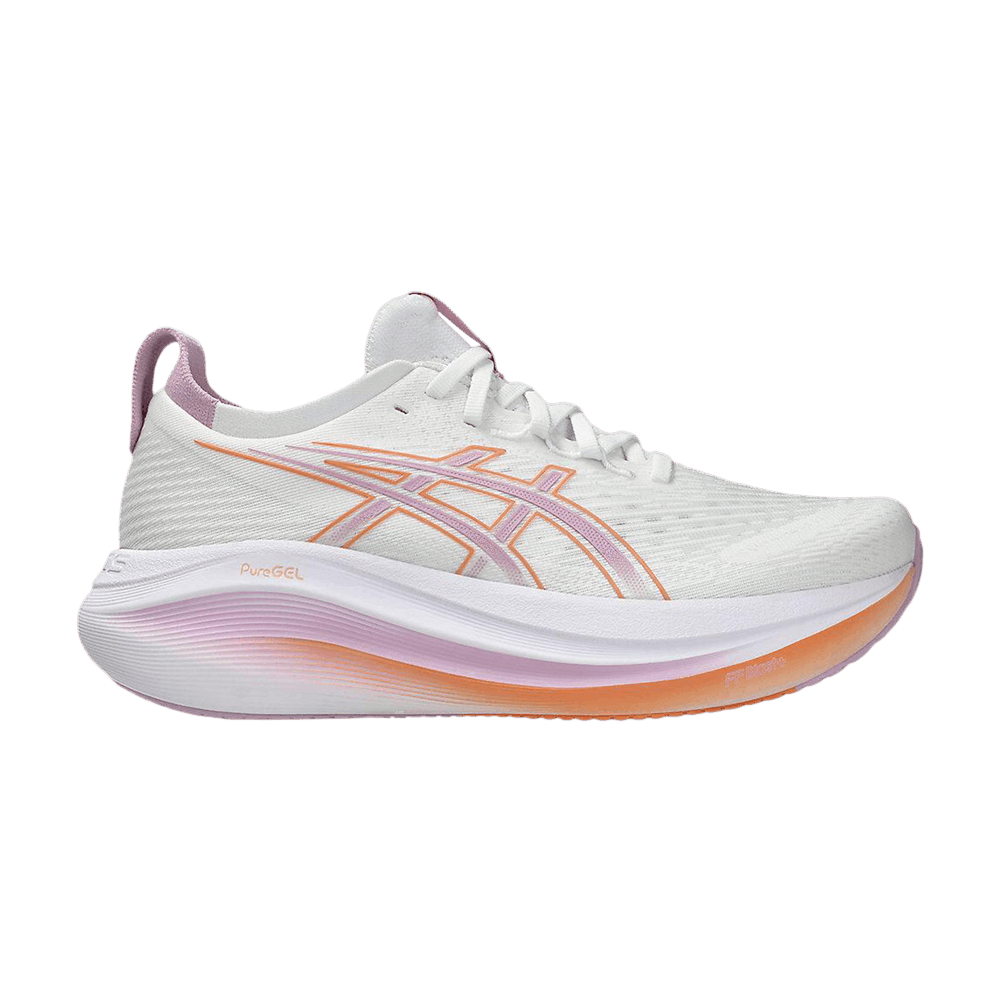 Asics Wmns Gel Nimbus 27 Wide 'White Light Ube'
