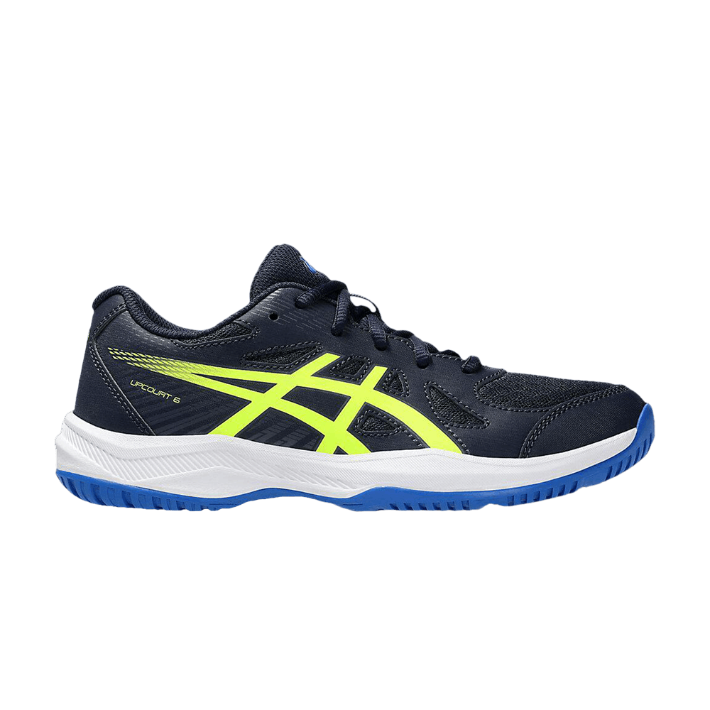Asics Upcourt 6 GS Midnight Safety Yellow