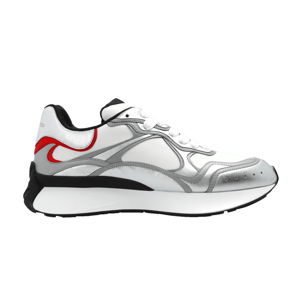 ALEXANDER MCQUEEN｜SNEAKERS (796139 WIF23 8389) Buy Alexander McQueen Sprint Runner 'Silver White Red
