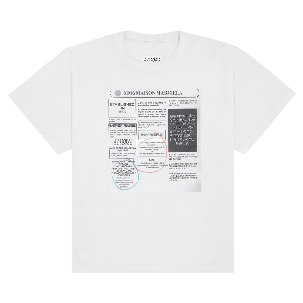 MM6｜ (SH0GC0043 S24312 900) Buy MM6 Maison Margiela T-Shirt 'Off White' - SH0GC0043