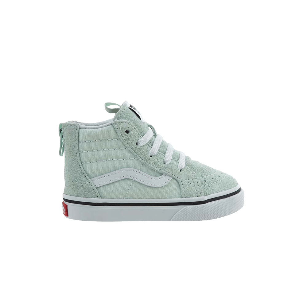 Vans Sk8-Hi Zip Toddler Aqua Glass