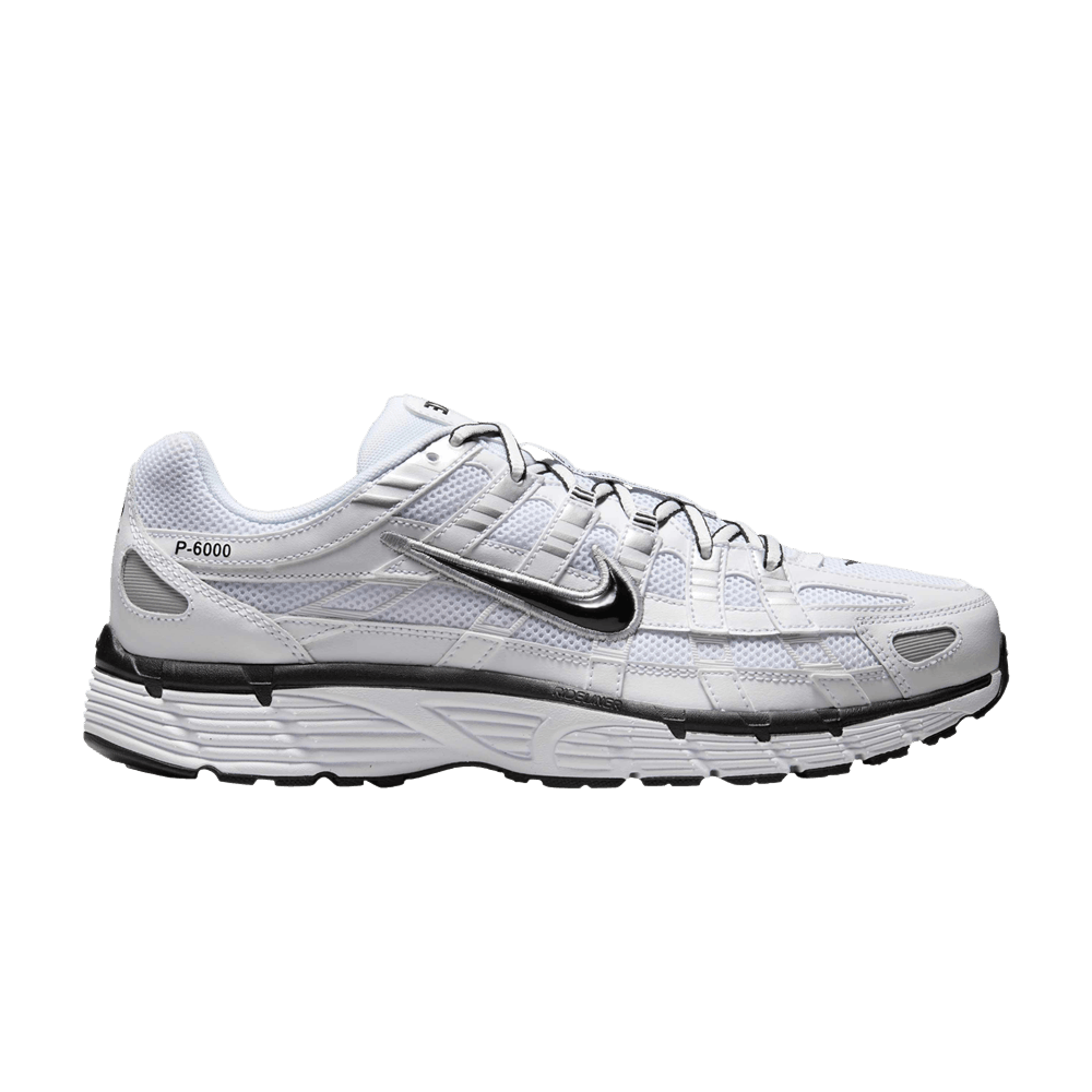 Size 10.0 P-6000 'White Metallic Silver Black'