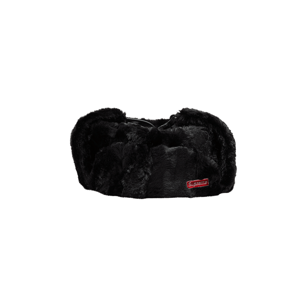 Supreme Faux Fur Ushanka Hat Black - FW19 - US