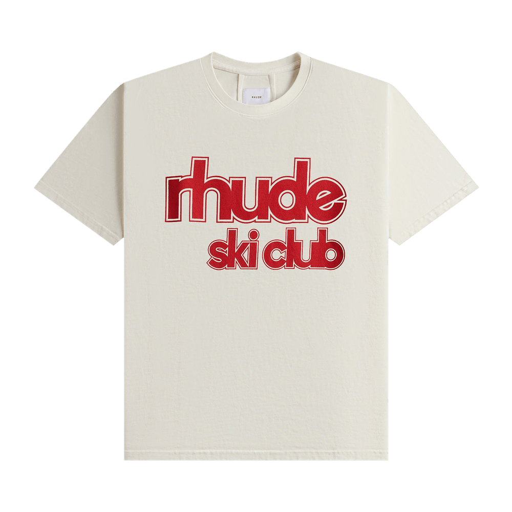 Buy Rhude Ski Club T-Shirt 'Vintage White' - PF24TT070120241