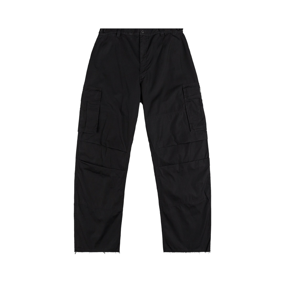 Buy 032C Overtime Cargo Pants 'Black' - F24 URW 1001 000 BLAC | GOAT