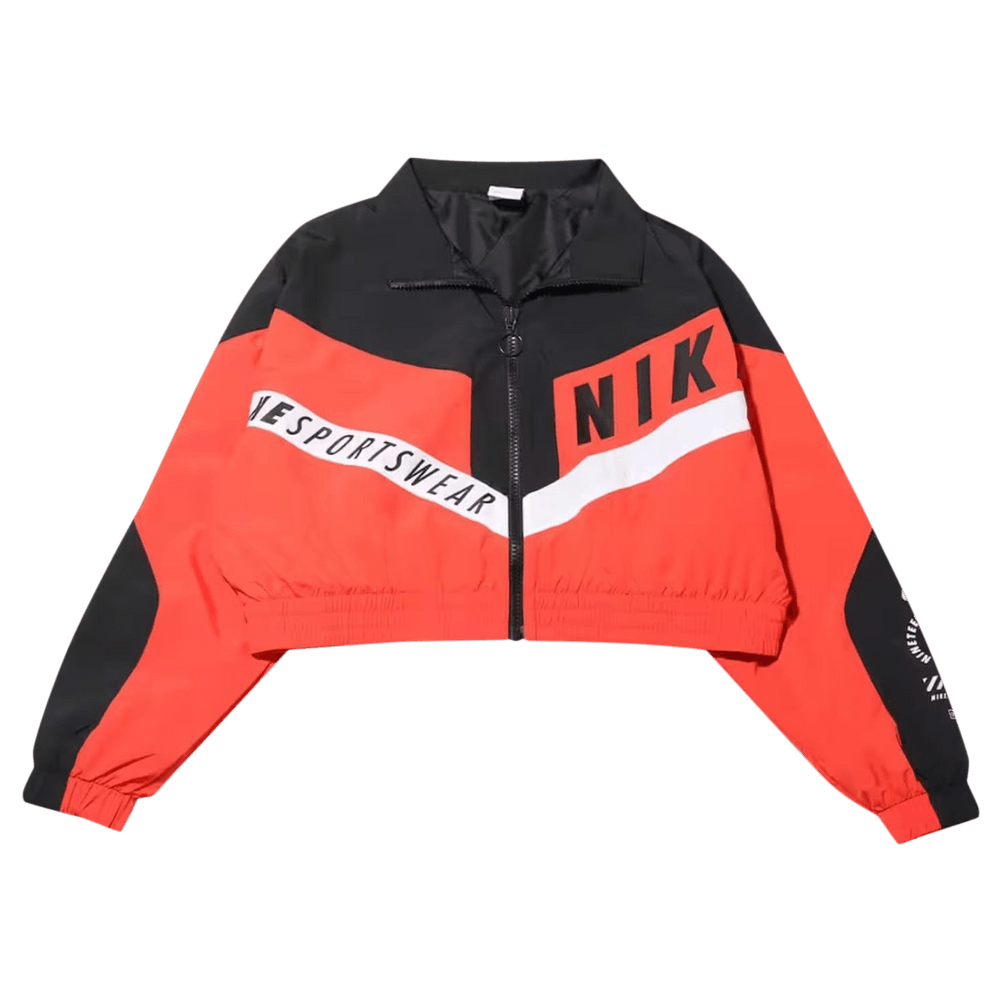 Buy Nike Sportswear Woven Jacket 'Light Crimson/Black' - HF5956
