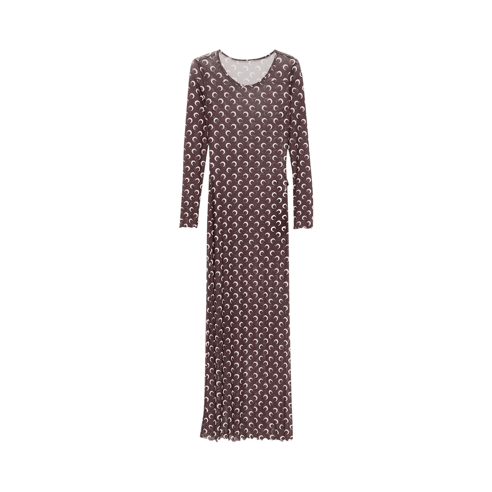 brown marine serre dress Marine Serre Explains Her FW26 Collection