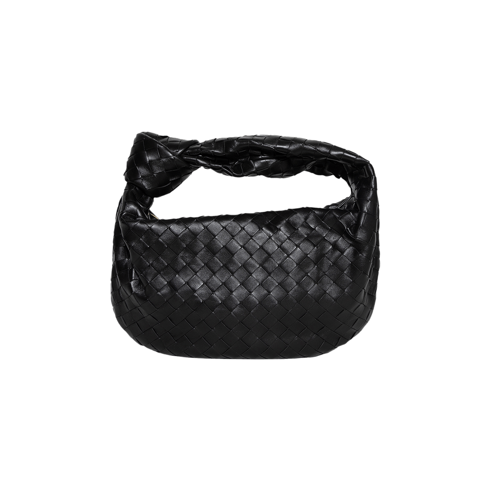 ★BOTTEGA VENETA★ Teen Jodi Tote Bag Black 690225VCPP08425 Bottega Veneta Black Teen Jodie bag | TheDoubleF