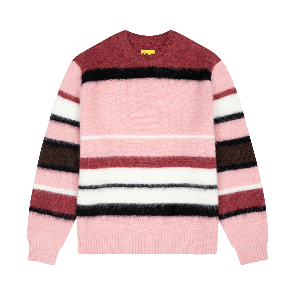 Buy GOLF WANG Mohair Striped Sweater 'Pink' - FW24TS1009 PINK | GOAT