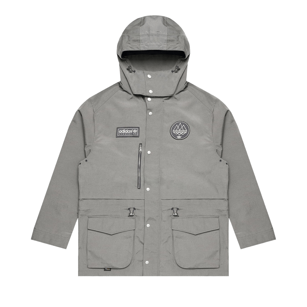 adidas SPEZIAL フード付きジャケット Buy adidas Spezial FC Anorak 'Dove Grey' - JE6074 | GOAT