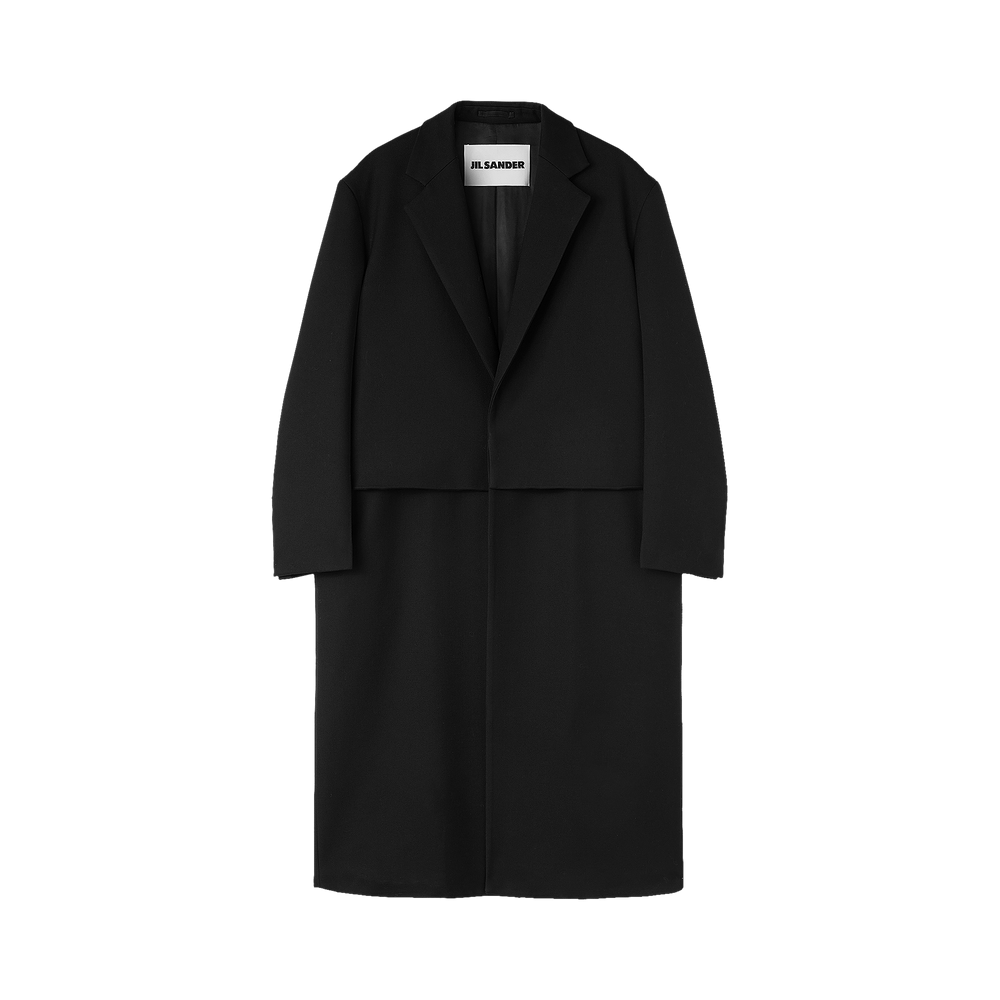 Buy Jil Sander Coat 'Black' - J21AA0167 J40203 001 | GOAT