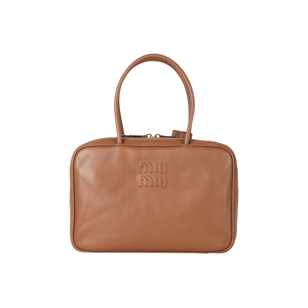 ハンドバッグ MIU MIU 5BB117_2CRW LEATHER BEAU BAG Black Leather Beau Bag | Miu Miu