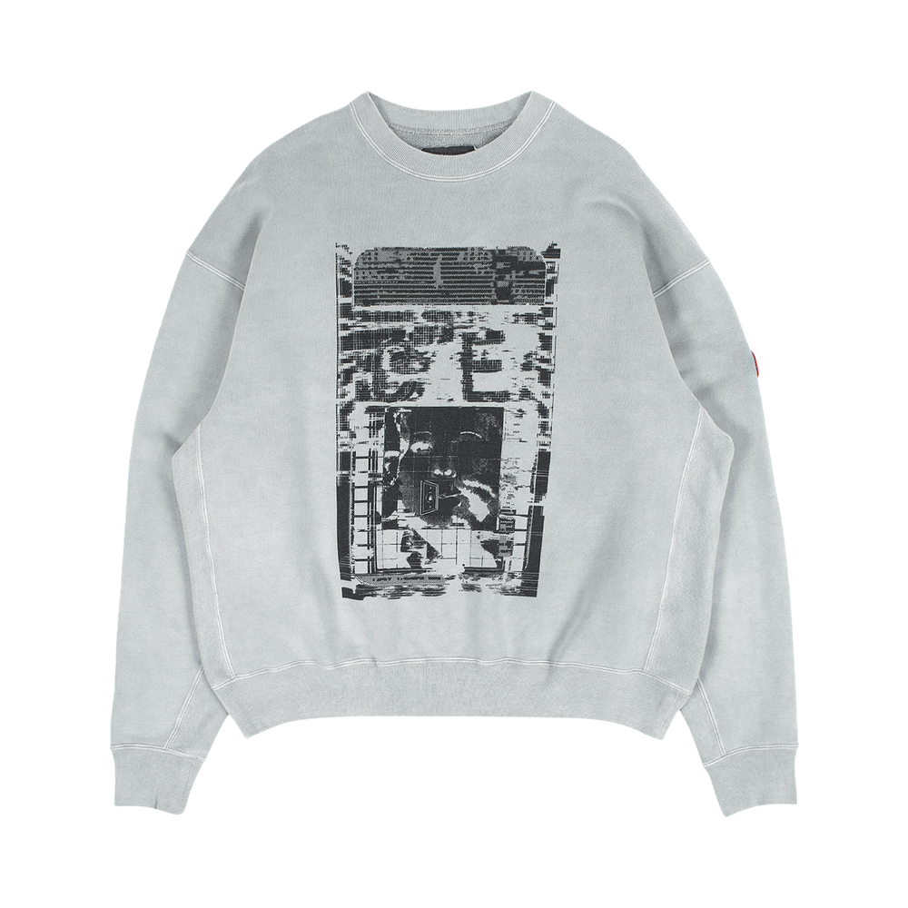 Buy Cav Empt Overdye All Mod Coms Crewneck 'Grey' - CES26CS04 GREY