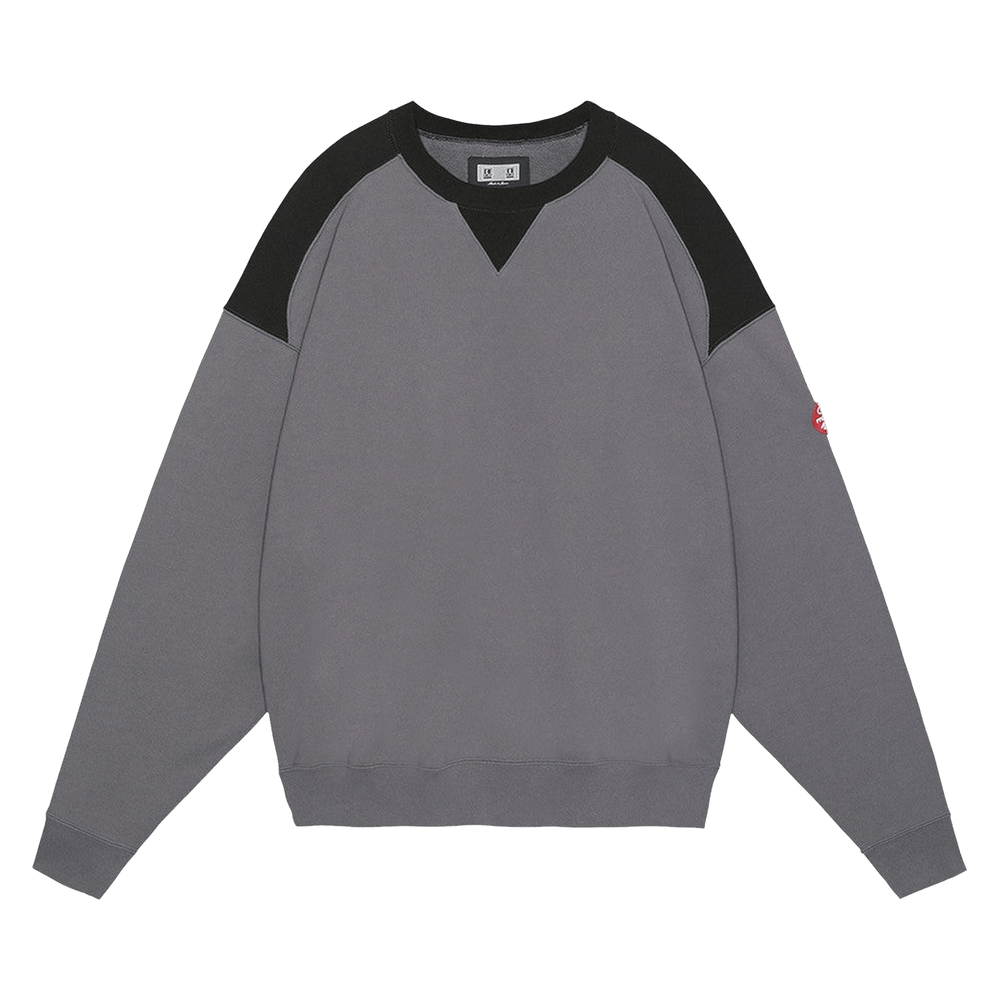 Buy Cav Empt Panel Shoulder Crewneck 'Charcoal' - CES26CS10 Buy Cav Empt Panel Shoulder Crewneck 'Charcoal' - CES26CS10