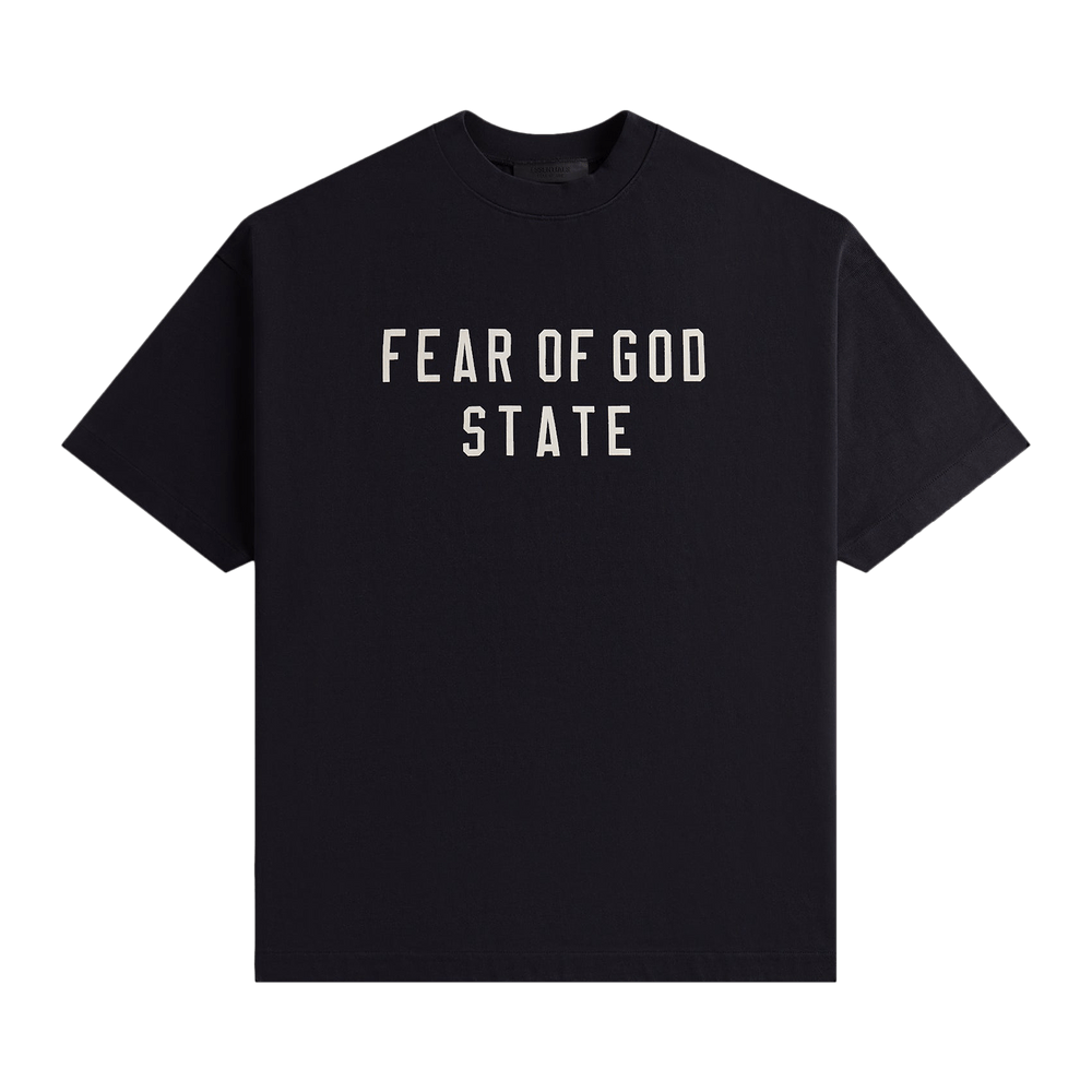 Buy Fear of God Essentials Heavy Crewneck Tee 'Black