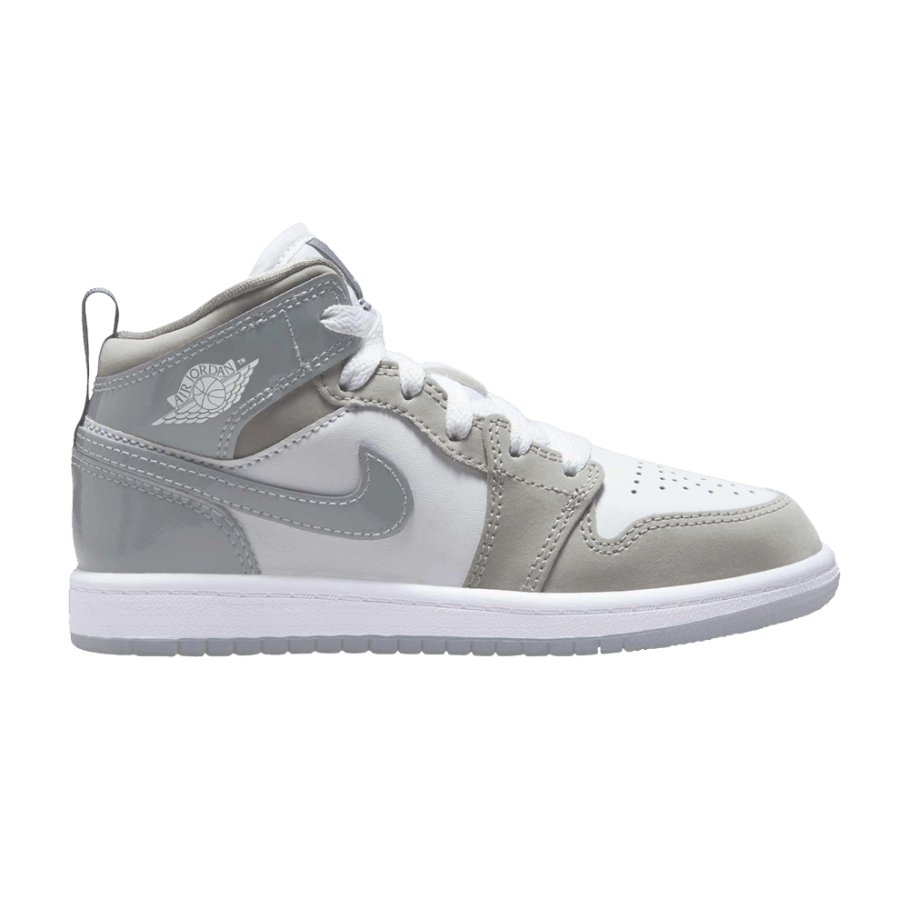 Air Jordan 1 Mid SE Ps 'patent Cool Grey'