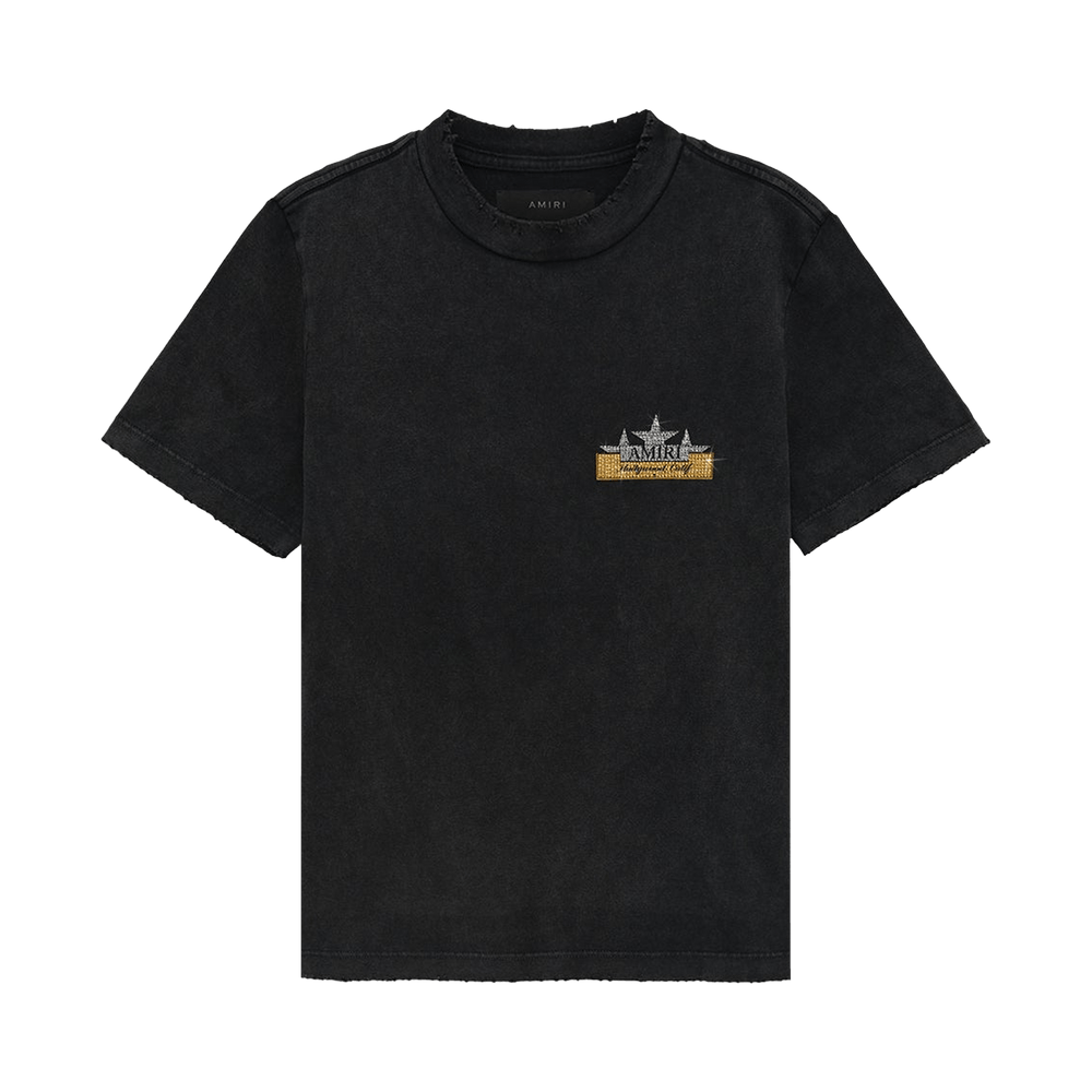 Buy Amiri Vintage Crystal Star Tee 'Black' - AMJYTE1151 001 BLAC