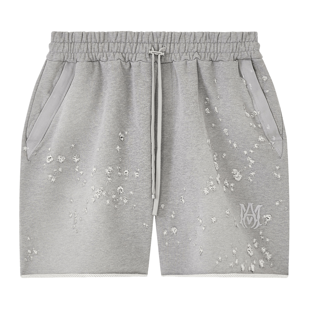Buy Amiri MA Shotgun Embroidered Short 'Grey' - AMJYSH1017