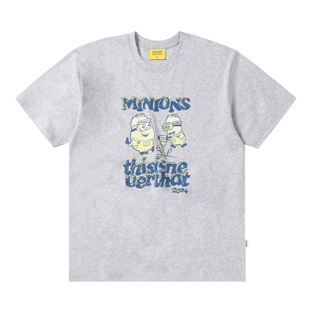 Buy thisisneverthat Minions Tee 'Heather Grey' - MN241TTSST01 HEAT
