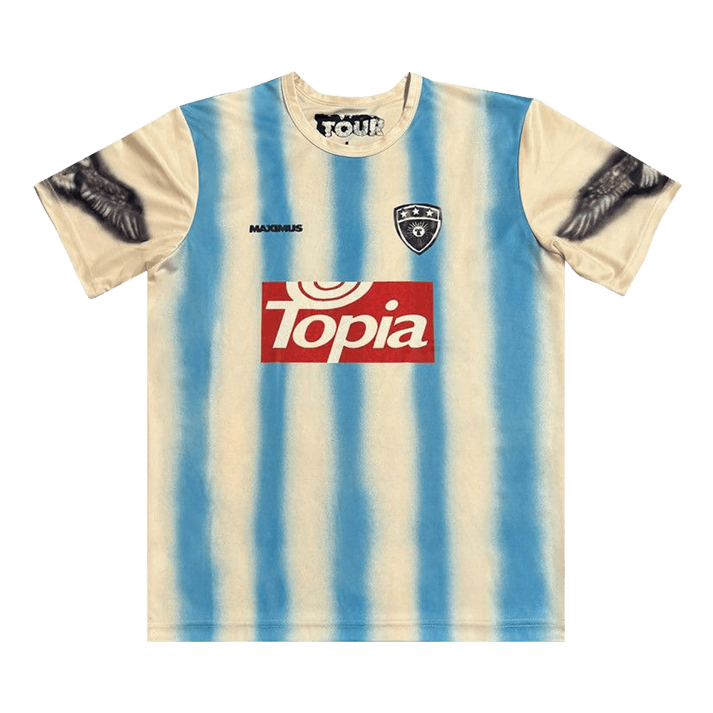 Travis Scott コラボ 公式 サッカーシャツ 輸入品 Buy Cactus Jack by Travis Scott Argentina Soccer Jersey 'White