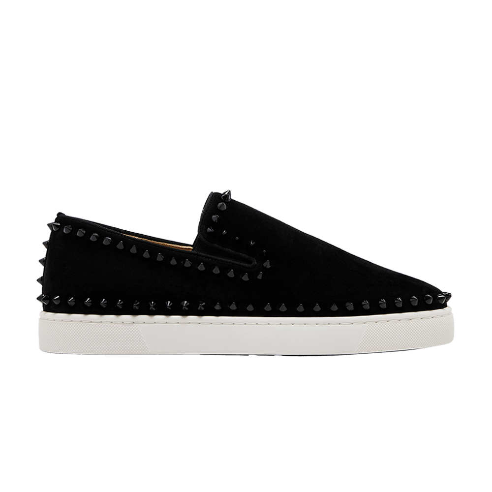 Buy Christian Louboutin Pik Roller Boat 'Black' - 1130280CM53 | GOAT