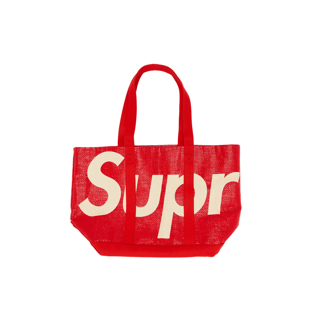 Buy Supreme Raffia Tote 'Red' - SS20B18 RED | GOAT