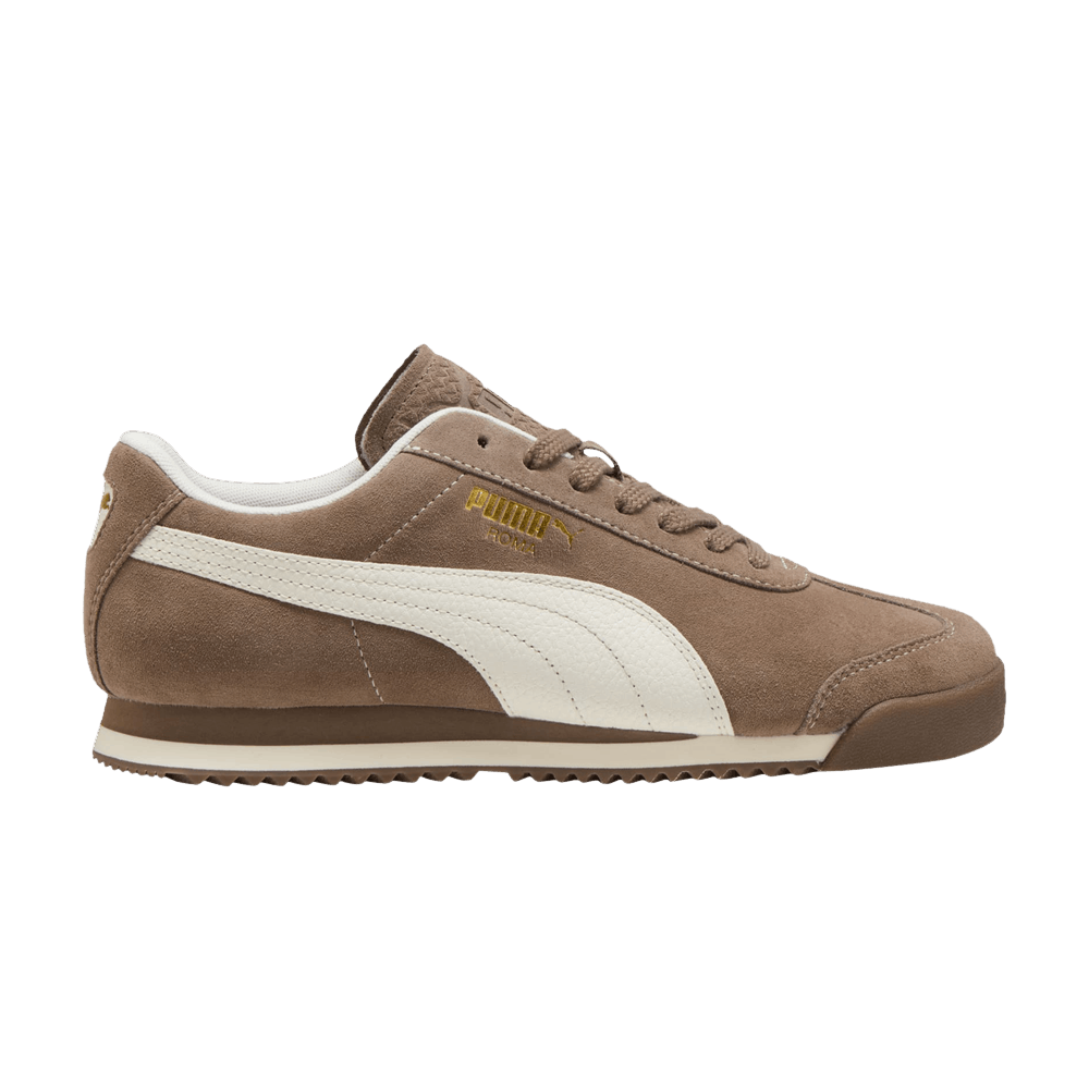 ◆PUMA◆ Roman Suede Taupe Warm White 39863507 398635-07 Men's Puma Roma Suede Totally Taupe-Warm White (398635 07