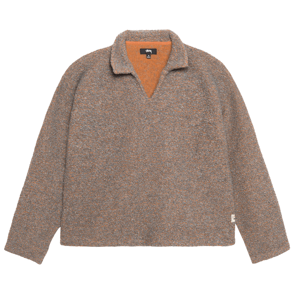 トップス Wool Blend Sherpa Pullover M Cloud Runcati Mens Fuzzy Sherpa Sweatshirt Quarter Zip Pullover