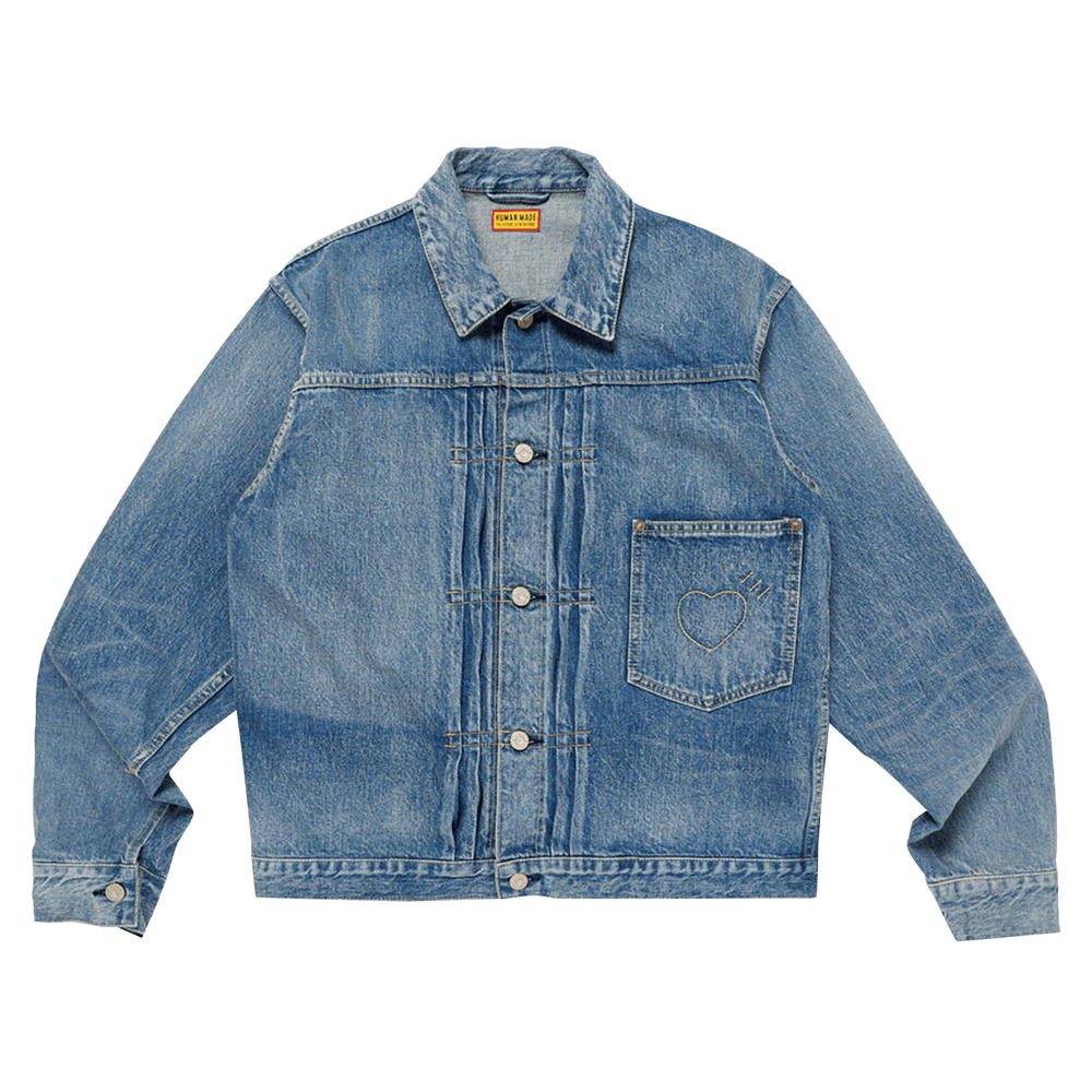 Buy Human Made Denim Work Jacket 'Indigo' - HM29JK003 INDI | GOAT CA