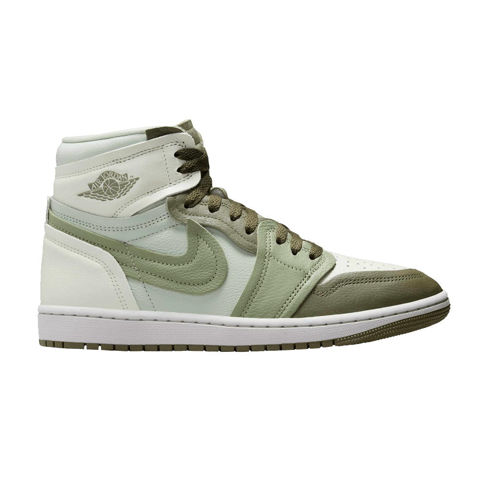 Buy Wmns Air Jordan 1 High Method of Make 'Medium Olive Oil Green' - FB9891  201 | GOAT, image size:1000x1000