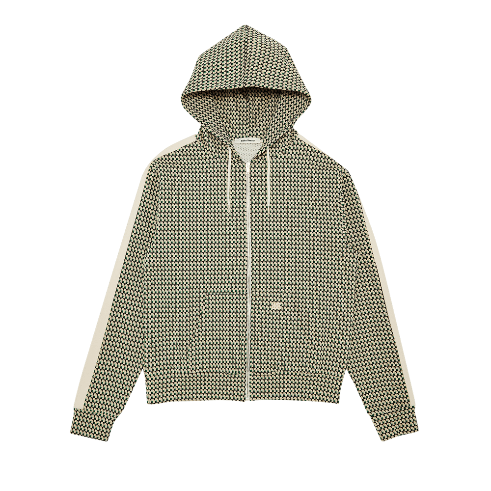 【関税込み】Wales Bonner ベージュ＆グリーン Power フーディ Wales Bonner - Power Hoodie in Beige, Dark Green and Brown