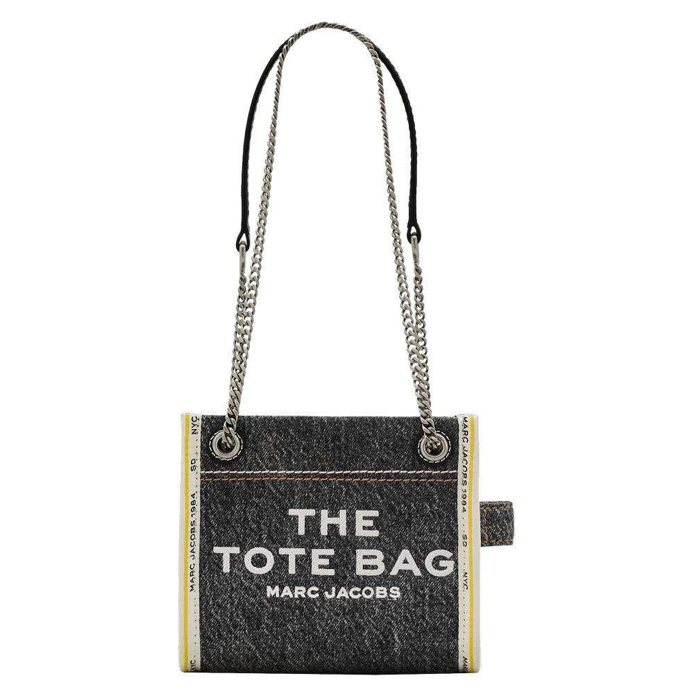 Buy Marc Jacobs Denim Chain Crossbody Tote Bag 'Black Wash