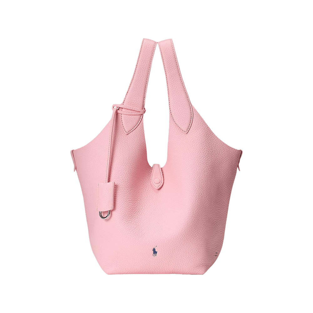 【POLO RALPH LAUREN】 SHINY DRUM PEBBLE ショッパーバッグ Buy Polo Ralph Lauren Shiny Drum Pebble Medium Bag 'Cotton