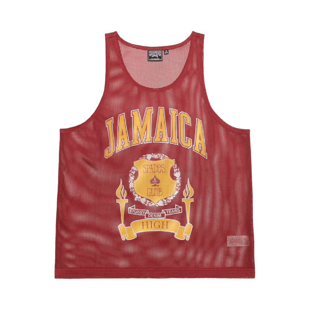 Stussy X Denim Tears Mesh Tank Cardinal Price in India | Culture