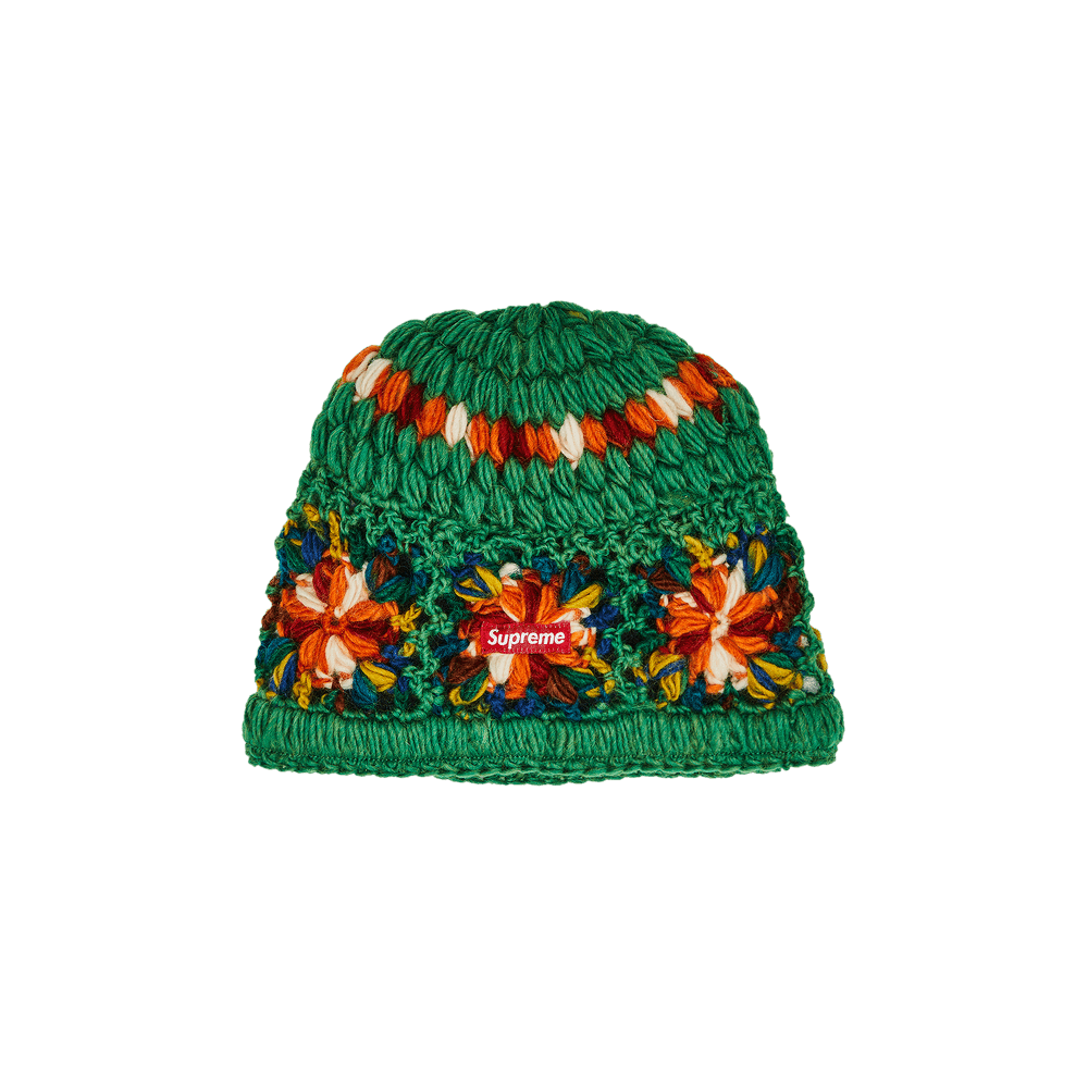 Supreme Crochet Beanie (SS25) Heather Grey - SS25 - US