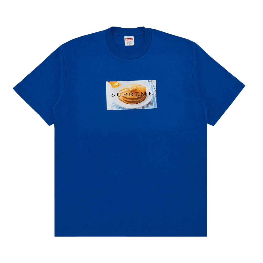 Buy Supreme Pancakes Tee 'Royal' - SS25T46 ROYAL | GOAT