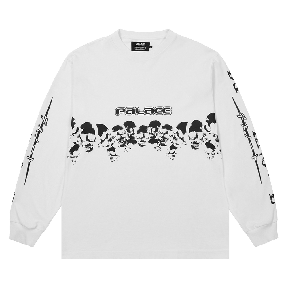 Buy Palace x Death Note Long-Sleeve 'White' - P28ES036 | GOAT